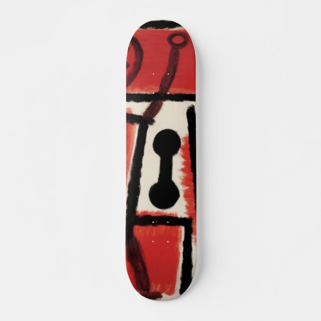Skateboard El locksmith de Paul Klee - arte abstracto de la v (Anverso )