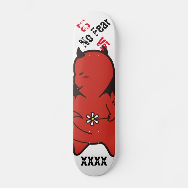 Skateboard El malvado tímido del amor (Anverso)