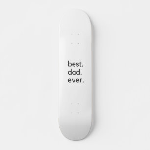Skateboard el mejor padre siempre oscuro