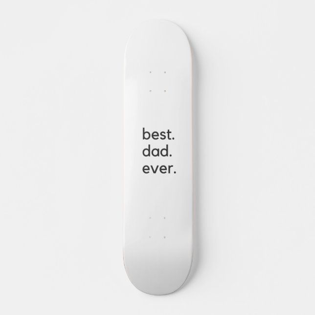 Skateboard el mejor padre siempre oscuro (Anverso )