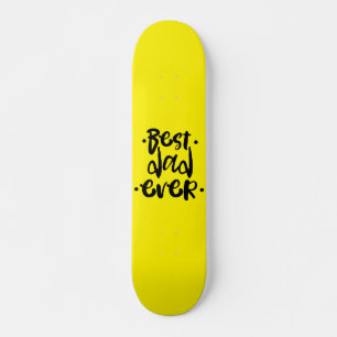Skateboard El mejor papá de la calle urbana de la tipografí