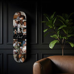 Skateboard El mejor papá guiño al Collage de fotos del Día de<br><div class="desc">Celebrar el Día del Padre con un regalo único que se basa en el amor y los recuerdos. Nuestro patinador de Collage de fotos Best Dad Ever está diseñado para incluir 12 de tus fotos familiares favoritas, creando un tributo audaz y personal a los momentos que más importan. La cubierta...</div>