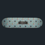 Skateboard El modelo náutico el | del gato y del perro añade<br><div class="desc">Éste es un ilustracion de un gato y de un perro vestidos en juegos de marinero. Fue coloreado en acuarela y hecho en un modelo. Hay también un ancla y un faro en el fondo.</div>