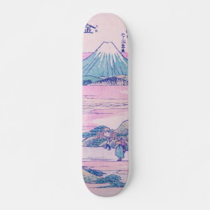 Skateboard El Monte Fuji Ukiyo-e Arte de época japonés