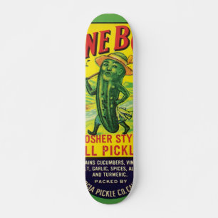 Skateboard El muchacho de junio conserva en vinagre el
