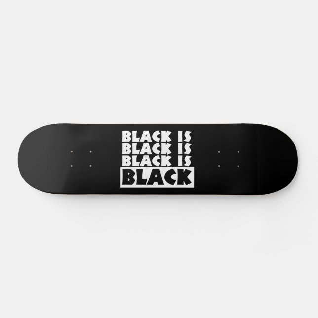 Skateboard El negro es negro (Horz)