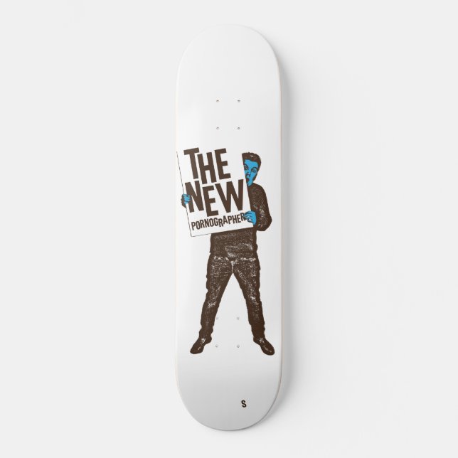 Skateboard El nuevo Rótulo de los pornógrafos (Anverso)
