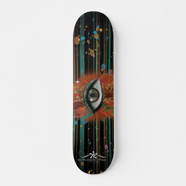 Skateboard El ojo de Nikole (Anverso )