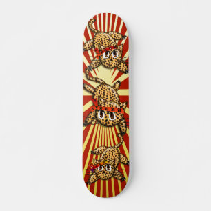 Skateboard El orgullo del leopardo: Samurai Kittys