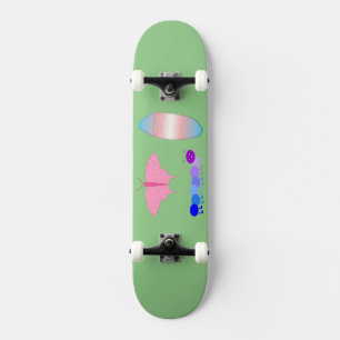 Skateboard El orgullo transgénero LGBTQIA desciende a la mari