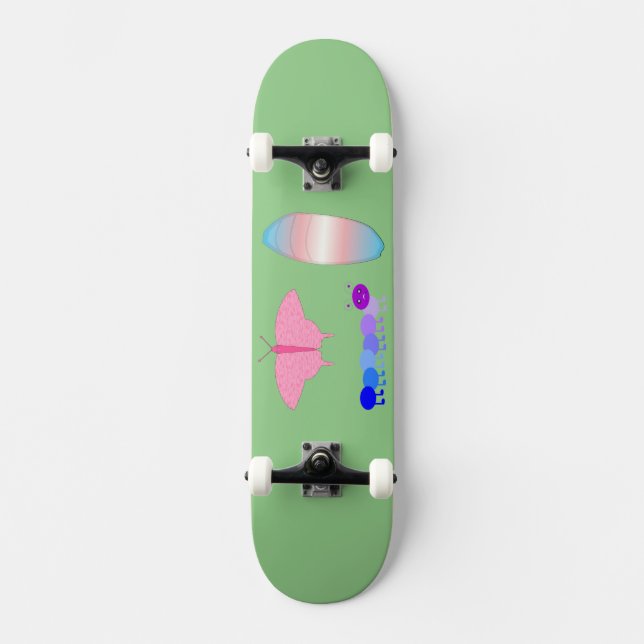 Skateboard El orgullo transgénero LGBTQIA desciende a la mari (Anverso)