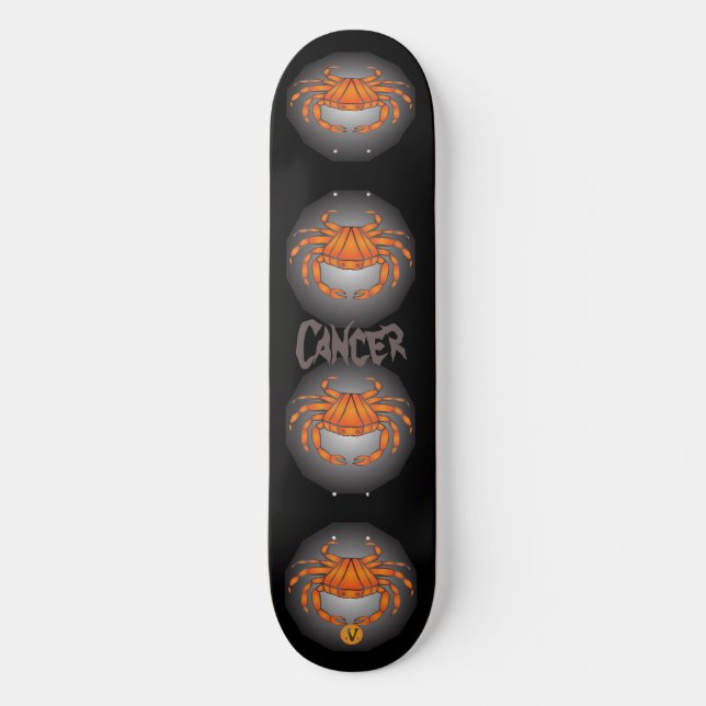 Skateboard El patinador del cangrejo (Anverso)