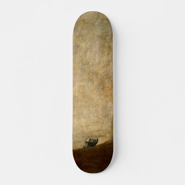 Skateboard El perro (pinturas negras) por Francisco Goya 1820 (Anverso )