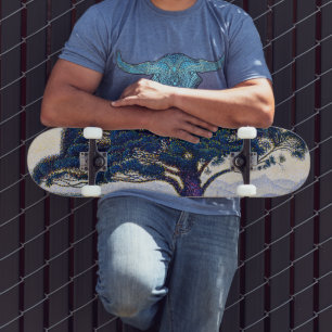 Skateboard El pino Bonaventure, pintura al óleo, Paul Signac