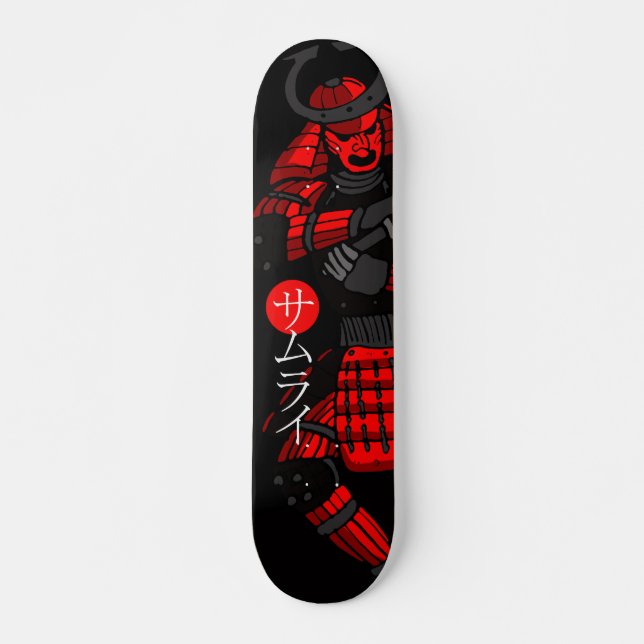 Skateboard El primer samurai (Anverso )
