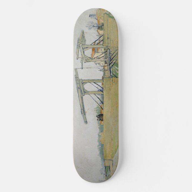 Skateboard El puente de Langlois de Vincent Van Gogh (Anverso)