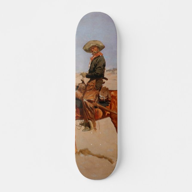 Skateboard El Puncher de Federico Remington (1895) (Anverso )