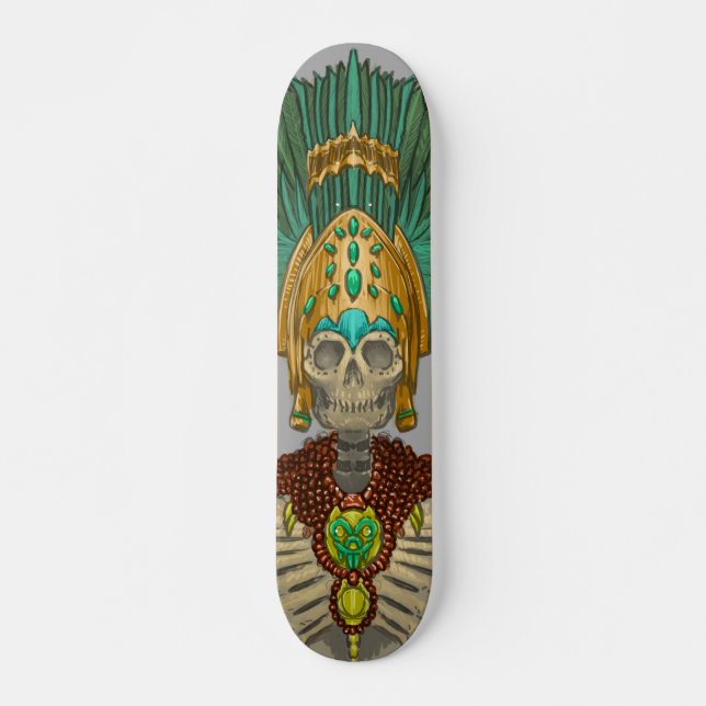 Skateboard El rey azteca (Anverso )