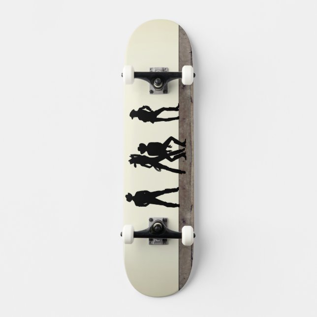Skateboard El salvaje baile occidental (Anverso)