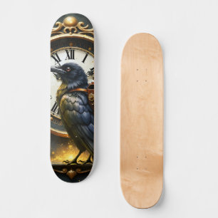 Skateboard El Servicio de Entrega de Relojería del Cuervo 