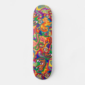 Skateboard El tigre del graffiti Memphis, el café de la aldea