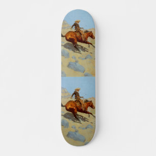 Skateboard El vaquero de Federico Remington (1902)