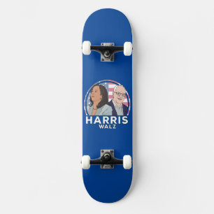 Skateboard Elección de Harris Walz