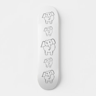 Skateboard Elefante blanco