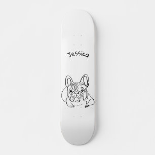 Skateboard Elegante Bulldog Minimalista