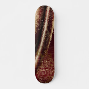 Skateboard Elegante tablero Abatract Art 1