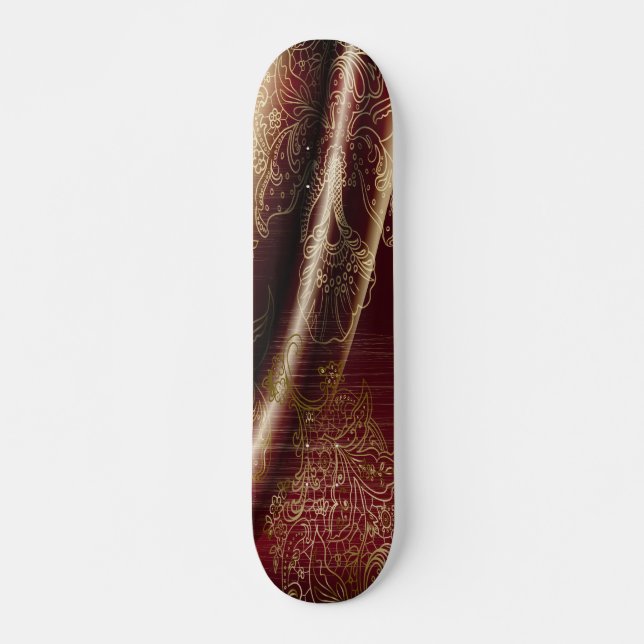 Skateboard Elegante tablero Abatract Art 1 (Anverso )