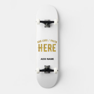 SKATEBOARD ELEGANTES PERSONALIZABLES BLANCOS MODERNOS VERIFIC