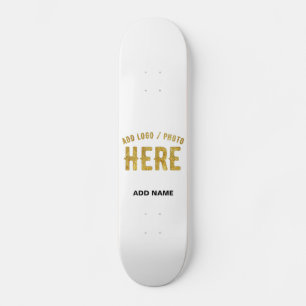 SKATEBOARD ELEGANTES PERSONALIZABLES BLANCOS MODERNOS VERIFIC