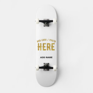 SKATEBOARD ELEGANTES PERSONALIZABLES BLANCOS VERIFICADOS DE M