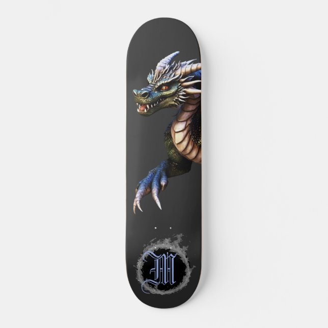 Skateboard *~* Elemento AP88 Dragon Elemental Fierce Blue (Anverso)