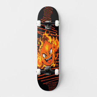 Skateboard elemento de fuego