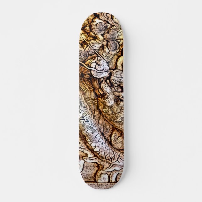 Skateboard Elemento Dragon Spirit Personalizado Pro Park Boar (Anverso )