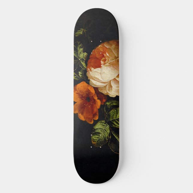 Skateboard Elias van den Broeck, Vida fija con Rosas (Anverso)
