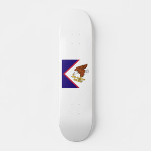 Skateboard Emblema de la bandera de Samoa Americana