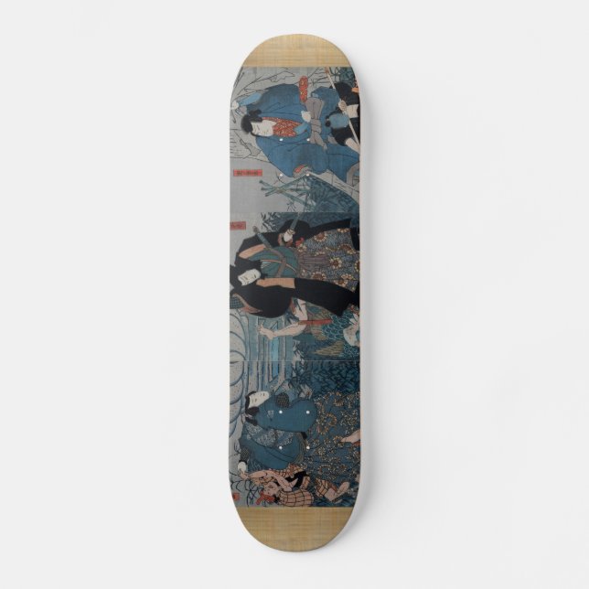 Skateboard Emboscada del samurai (Anverso)