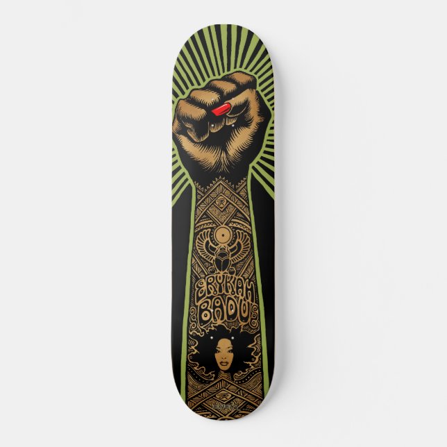 Skateboard Emek "Badufist " (Anverso)