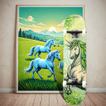 Skateboard Emerald Unicorn<br><div class="desc">Tanto si eres un patinador entusiasta como alguien que aprecia la magia de los unicornios, este patineta es imprescindible. También es un regalo encantador para los que aprecian la mezcla de imaginación y aventura.</div>