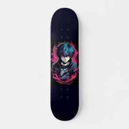 Skateboard Emo Anime