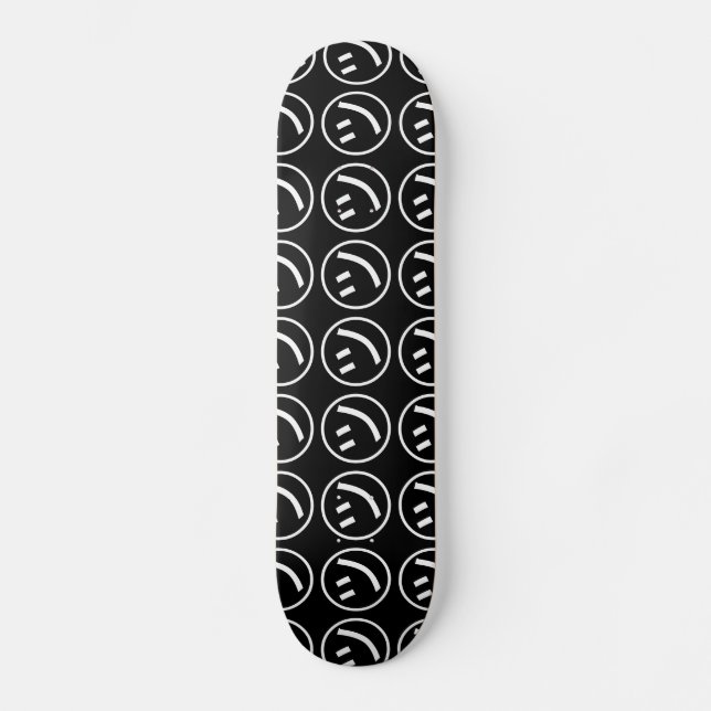 Skateboard Emoji/Emoticon sonrientes de las katakanas del Tsu (Anverso)