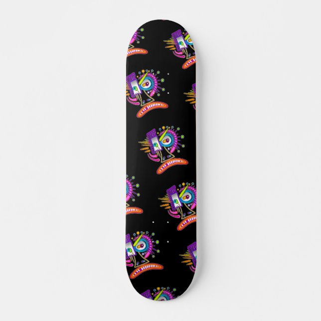 SKATEBOARD EMOJI TRIBAL FROWNIE MEEMOGIE (Anverso )