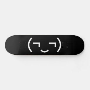 Skateboard Emoticon smug (‿) Kaomoji japonés