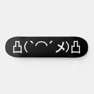 Skateboard Emotión japonés komoji enojado de Mo' Dec