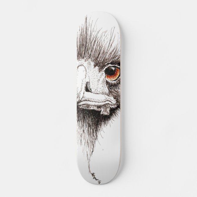 Skateboard Emu por Inkspot (Anverso)