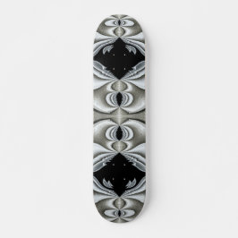 Skateboard en blanco y negro