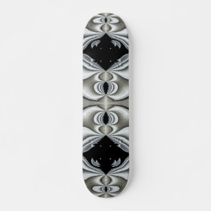 Skateboard en blanco y negro